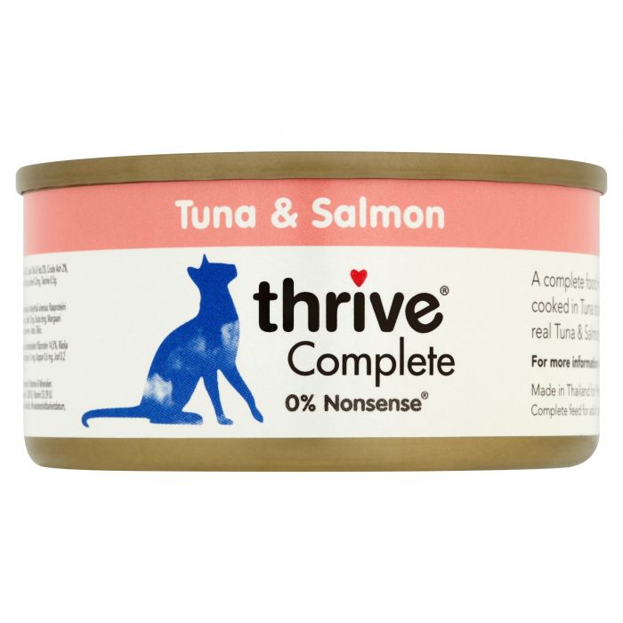 Thrive Complete 100% Tuna & Salmon 75g tin