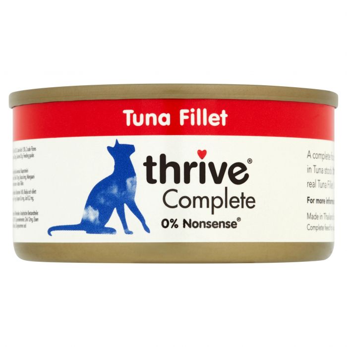Thrive Complete 100% Tuna Fillet 75g tin