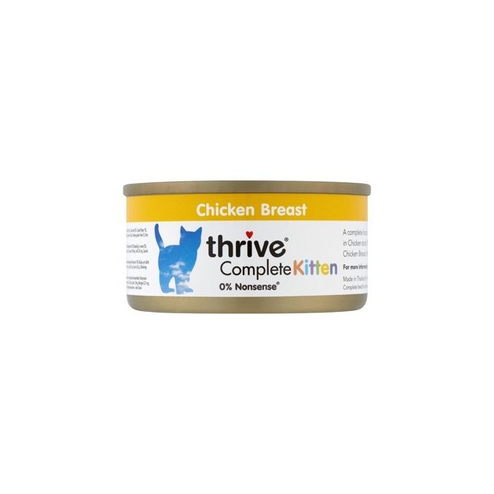 Thrive Complete Kitten 100% Chicken Breast 75g tin