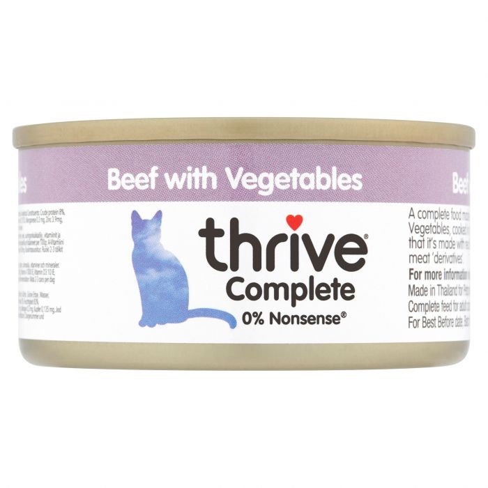 Thrive Complete Beef with Vegetable 75g tin