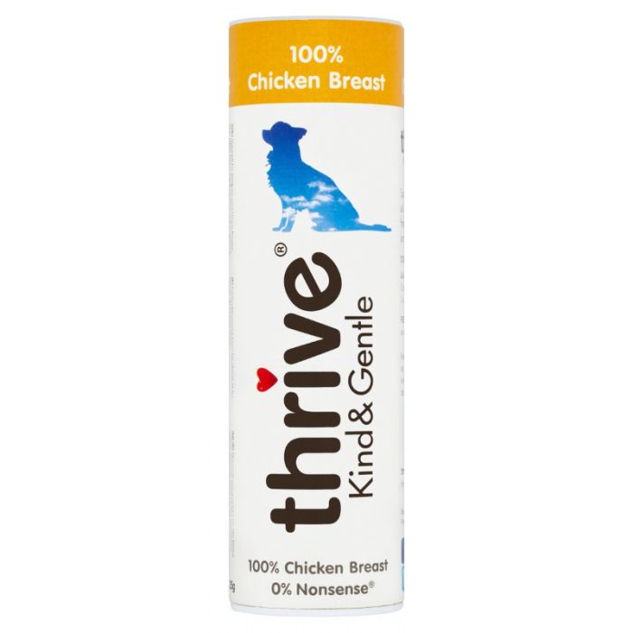 Thrive Kind & Gentle 100% Chicken Dog Treats 25g Tube