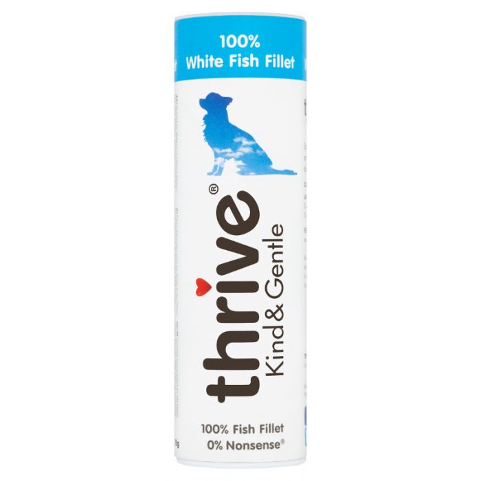 Thrive Kind & Gentle 100% White Fish Dog Treats 15g Tube