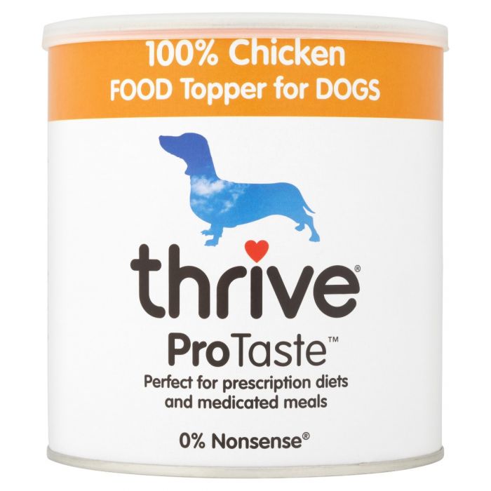 Thrive ProTaste 100% Chicken Food Toppers for Dogs 170g