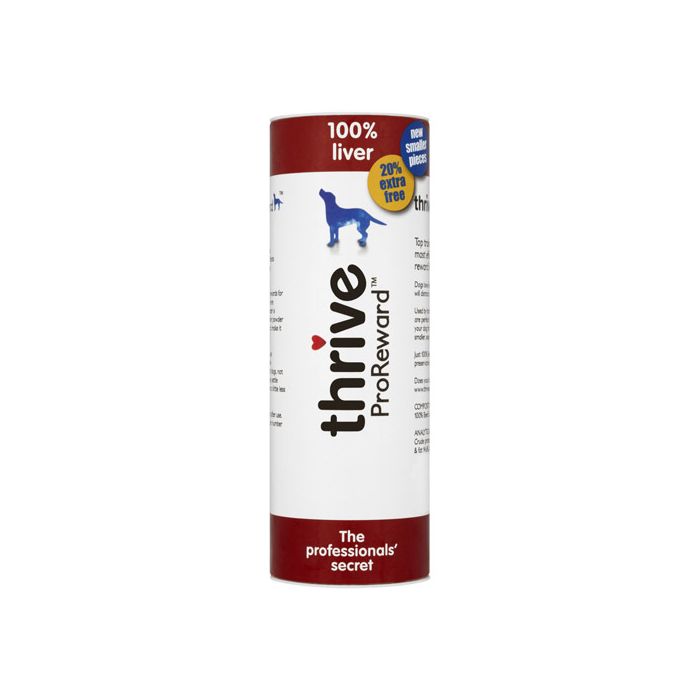 Thrive ProReward 100% Liver Dog Treats 60g Tube