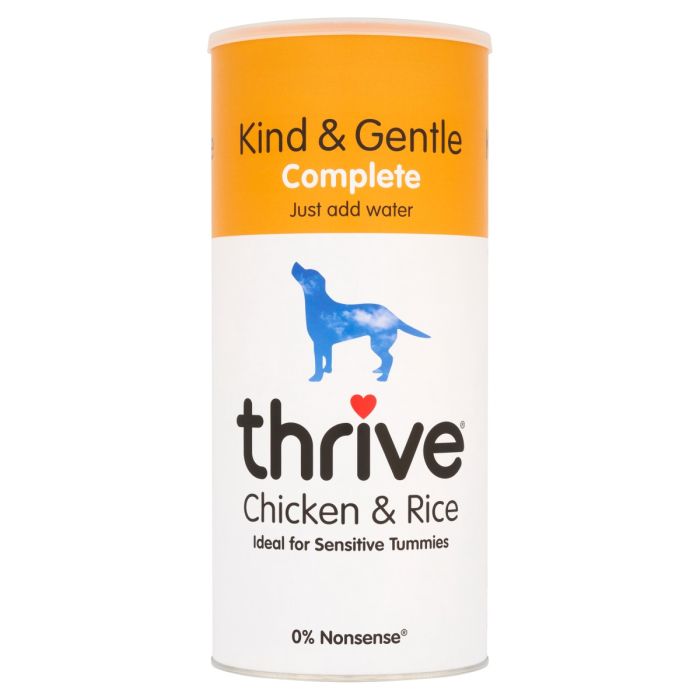 Thrive Kind & Gentle Complete Chicken & Rice Dog Food 800g